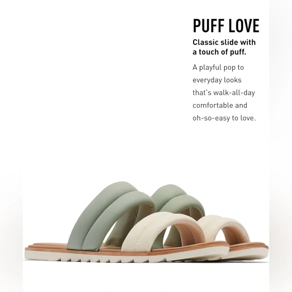 Sorel Ella™ II Puff Slide, Safari Chalk 9
